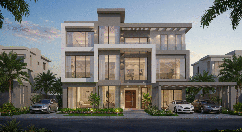 modern villa modern villa
